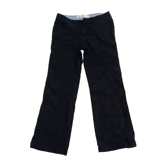 Sitwell Pants Womens 6 Black Bootcut Slash Pocket Chino - Picture 1 of 4